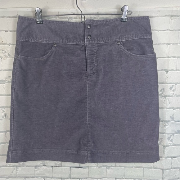 Athleta Vintage Ridge Corduroy Athletic Skirt Dusty Lavender 12T - Picture 2 of 13